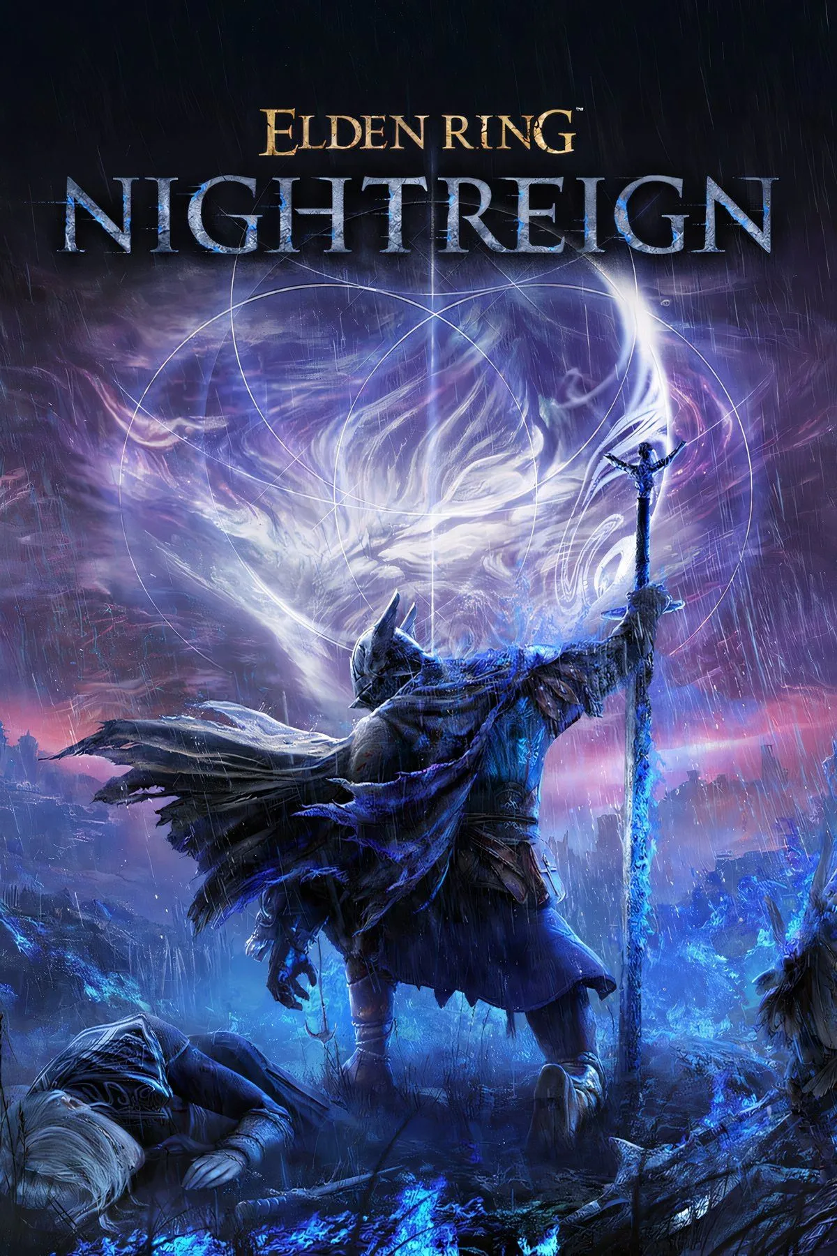 Ảnh bìa game Elden Ring Nightreign, minh họa phong cách đồ họa