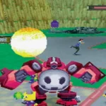 Ảnh chụp màn hình gameplay game The Misadventures of Tron Bonne trên PlayStation 1, một trong những game PS1 hiếm nhất
