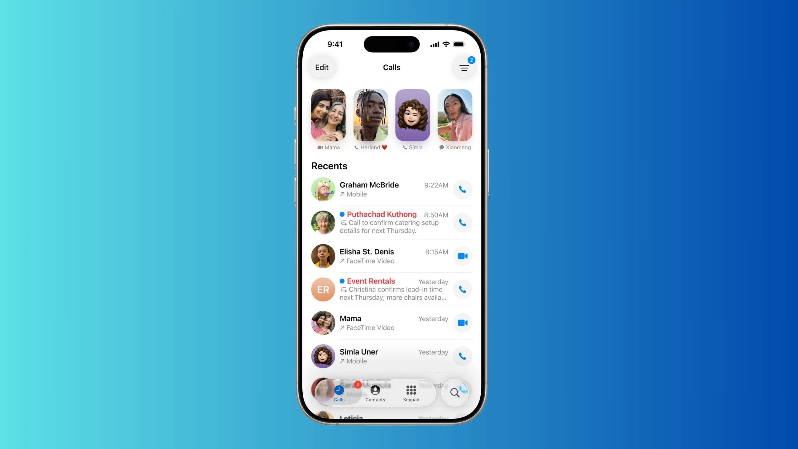 Ảnh minh họa tính năng Call Screening của iOS 26 đang xử lý cuộc gọi từ số lạ