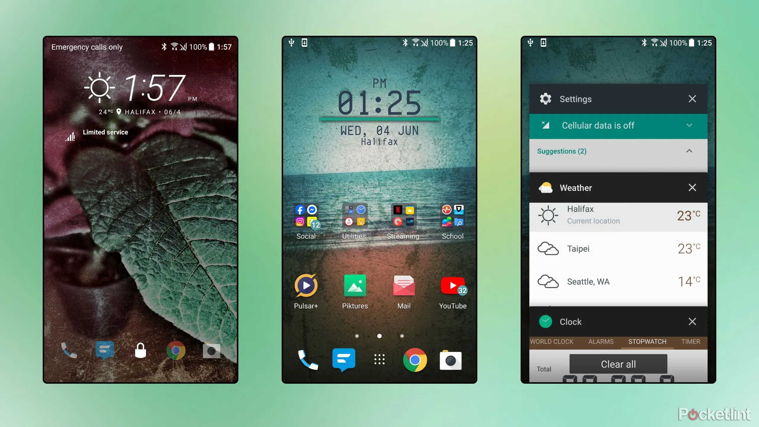 Giao diện HTC Sense trên điện thoại HTC 10 với BlinkFeed