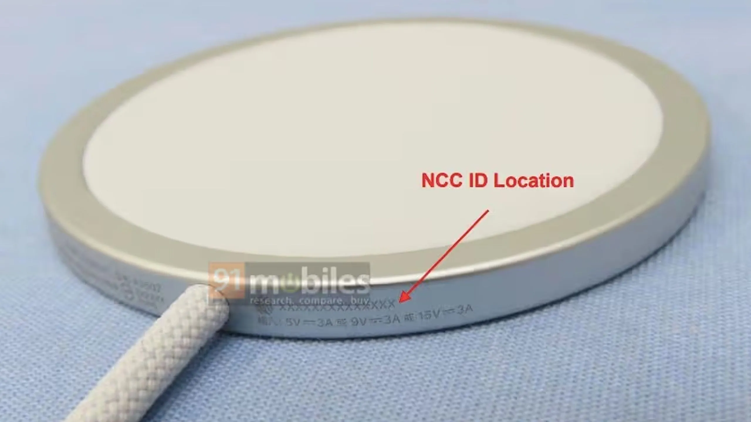 Hình ảnh rò rỉ bộ sạc MagSafe mới của Apple từ cơ sở dữ liệu NCC Đài Loan