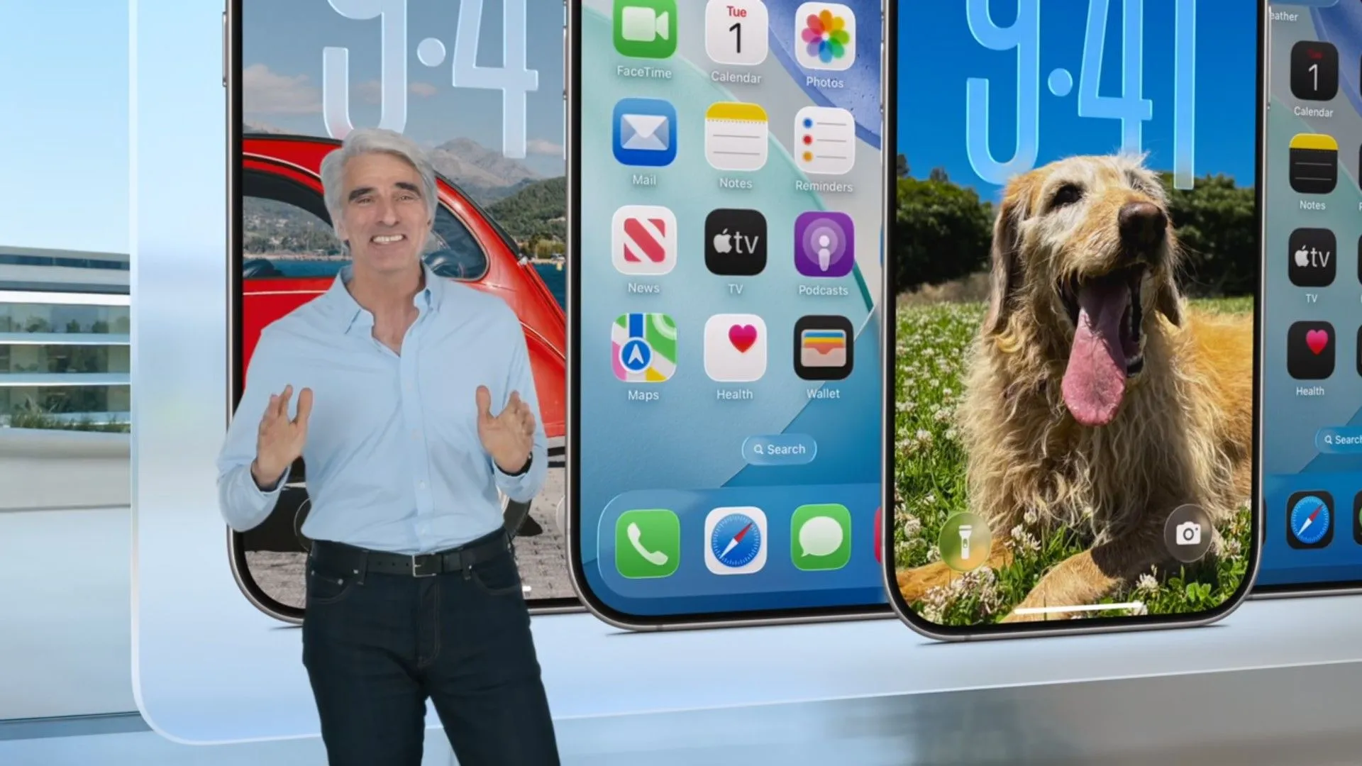 Hình ảnh thông báo các bản cập nhật mới của Apple tại WWDC 2025