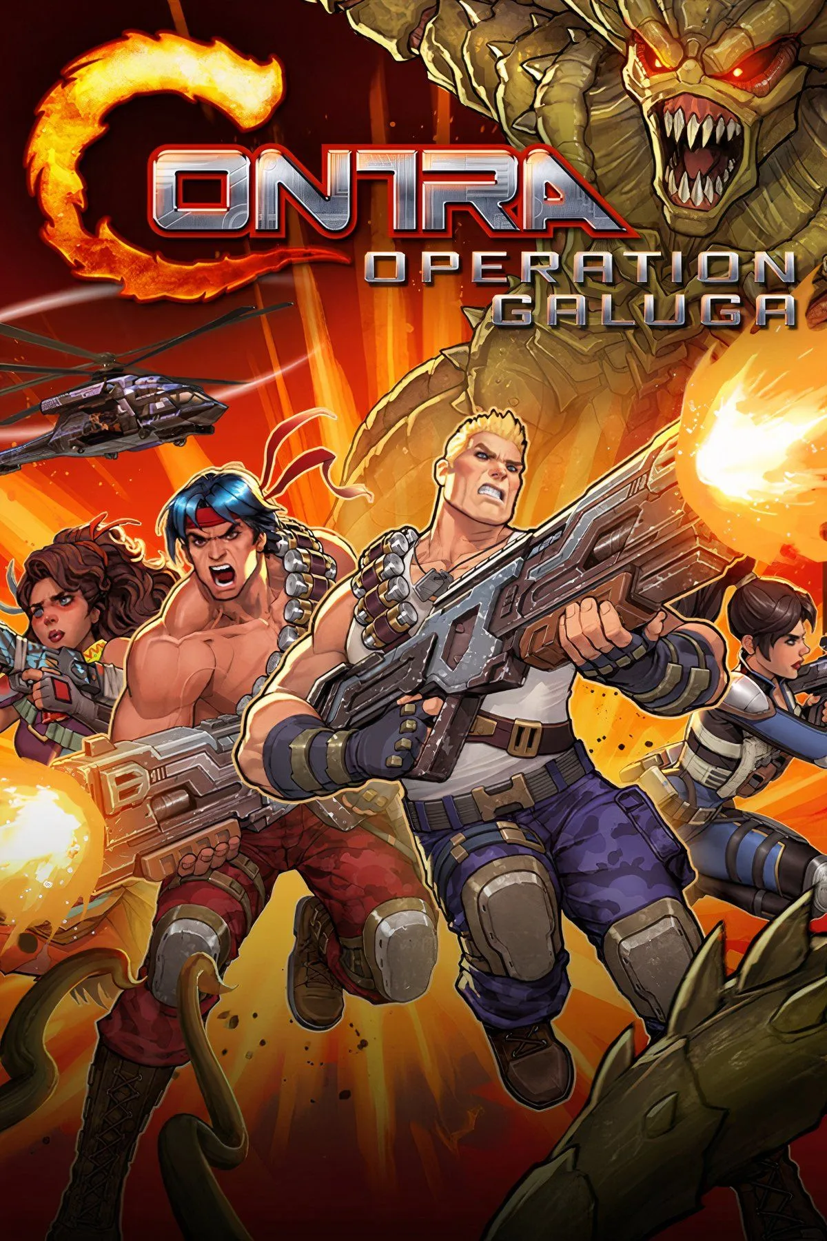 Hình ảnh tổng hợp từ game Contra 3: The Alien Wars trên SNES