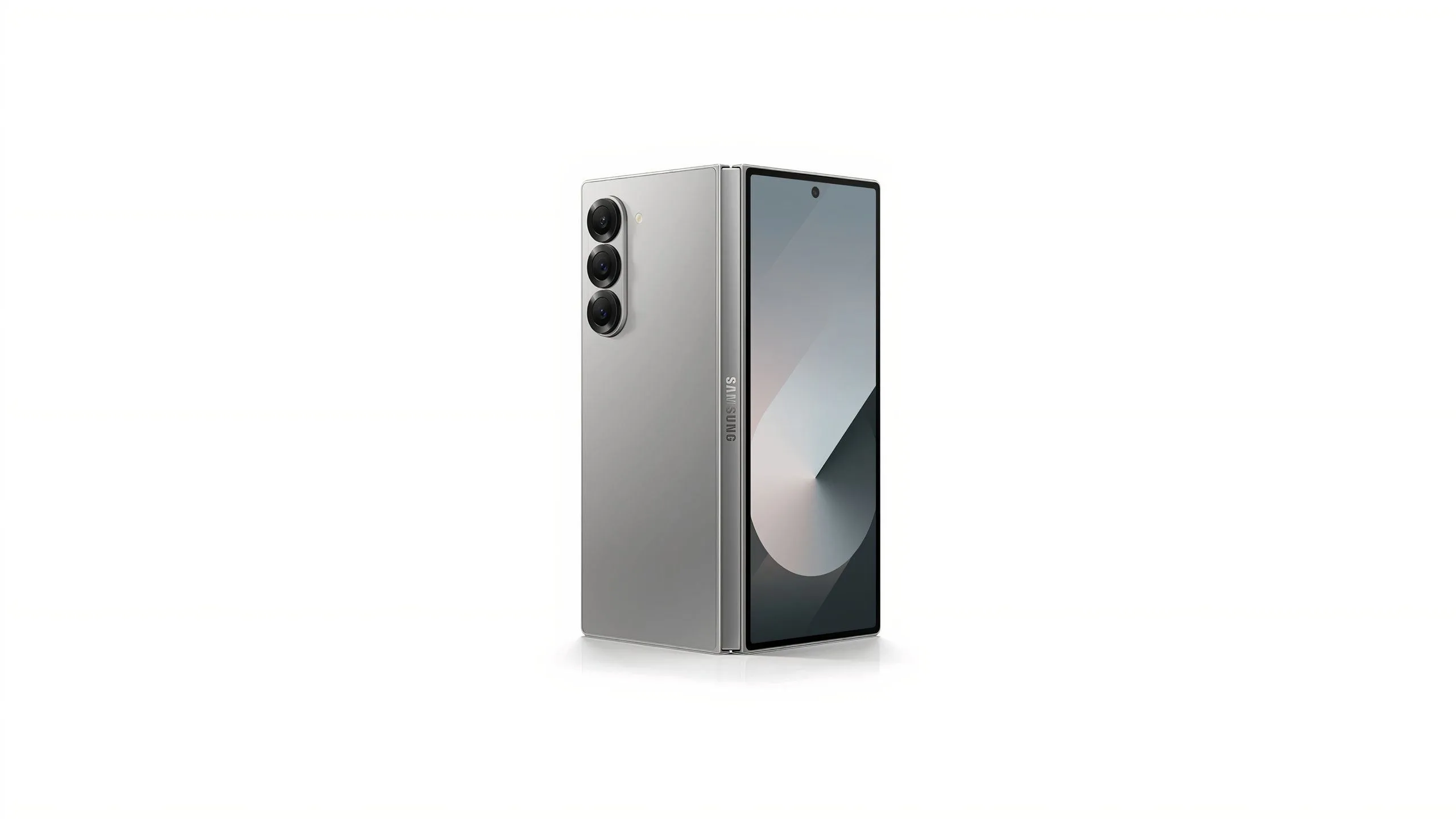 Hình ảnh từ video teaser Samsung hé lộ điện thoại gập Galaxy Z Fold thế hệ mới mỏng nhẹ
