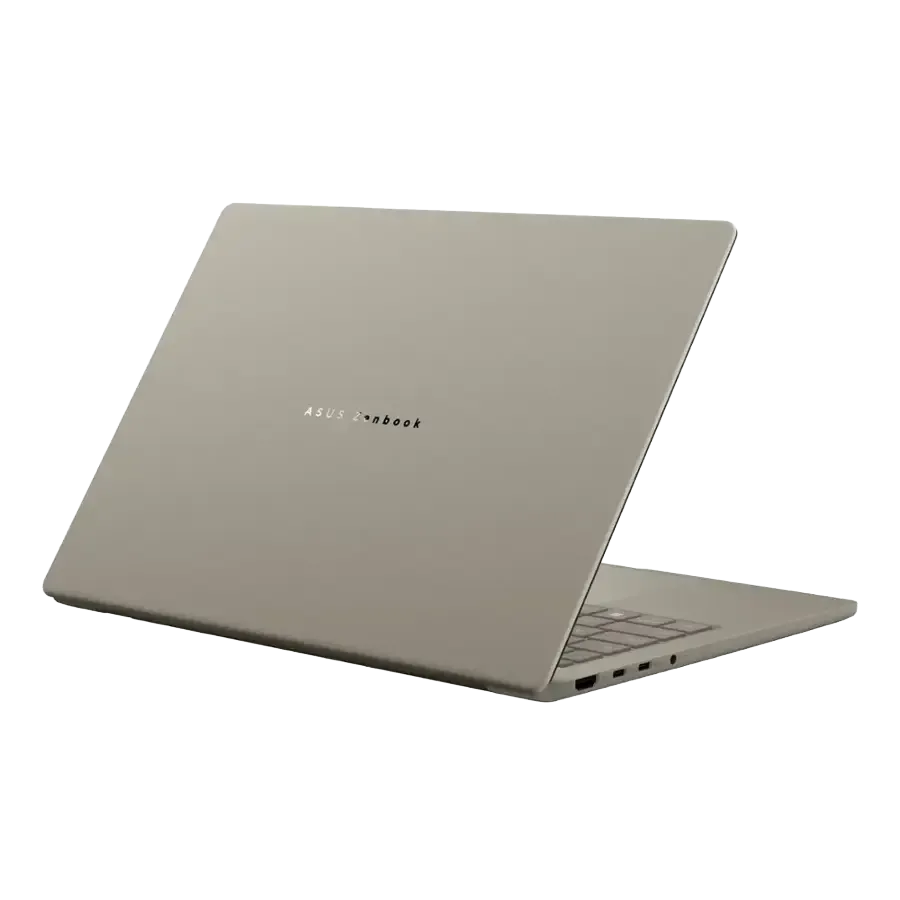 Laptop Asus Zenbook A14 màu be Zabriskie hiển thị màn hình