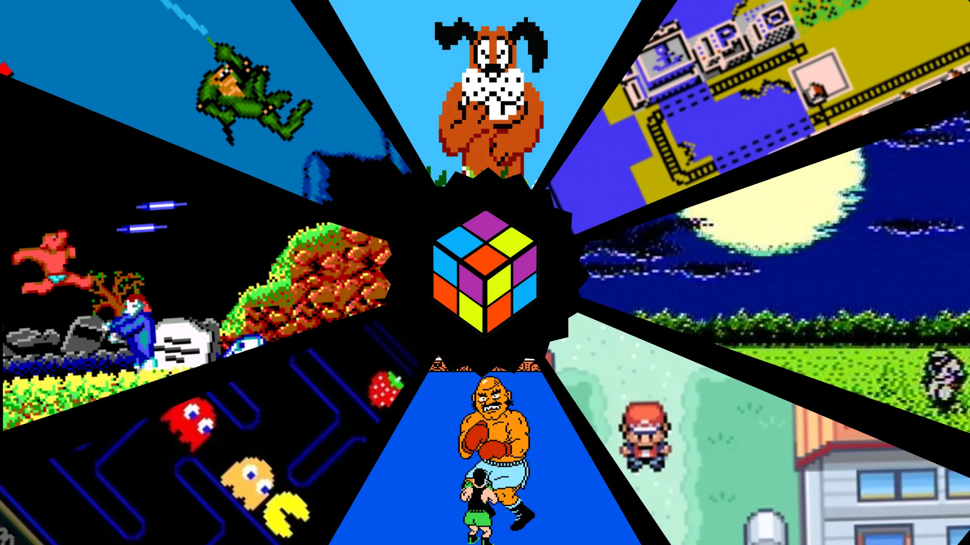 Logo LaunchBox trước nền các game được giả lập