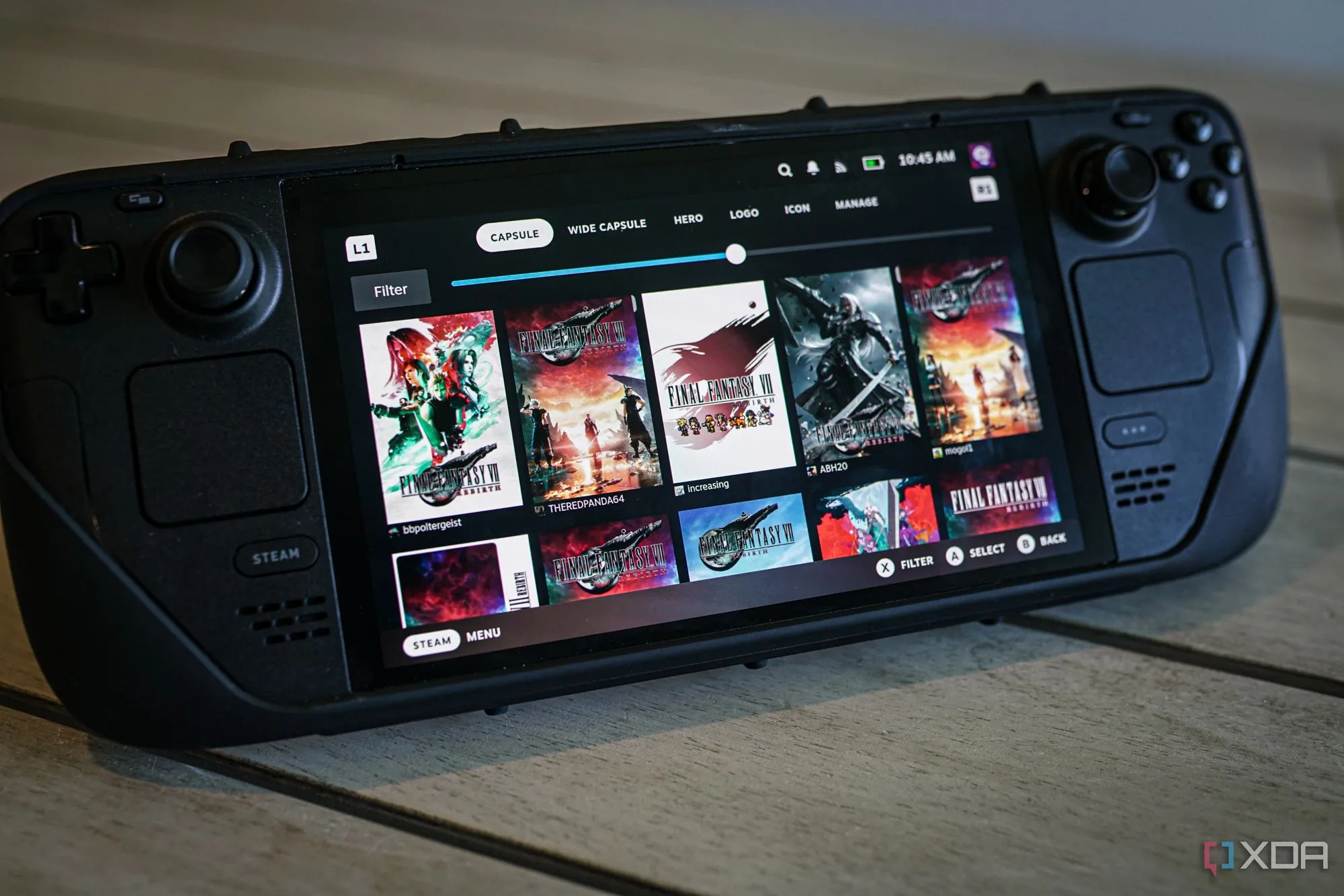 Máy chơi game cầm tay PC Steam Deck, đại diện cho thị trường handheld đang phát triển
