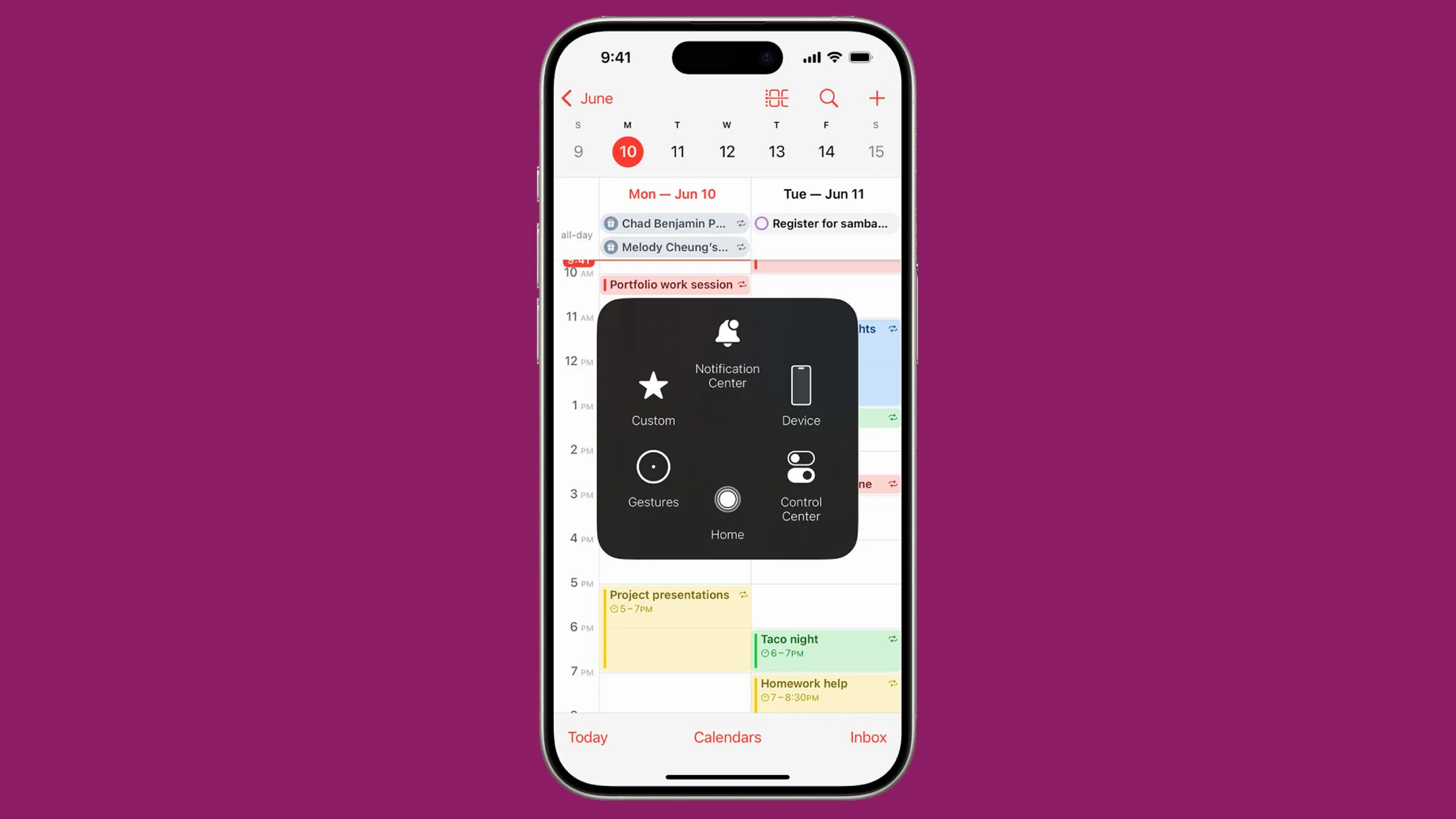Menu AssistiveTouch trên iOS 18, phương pháp hỗ trợ chuột mặc định hiện tại