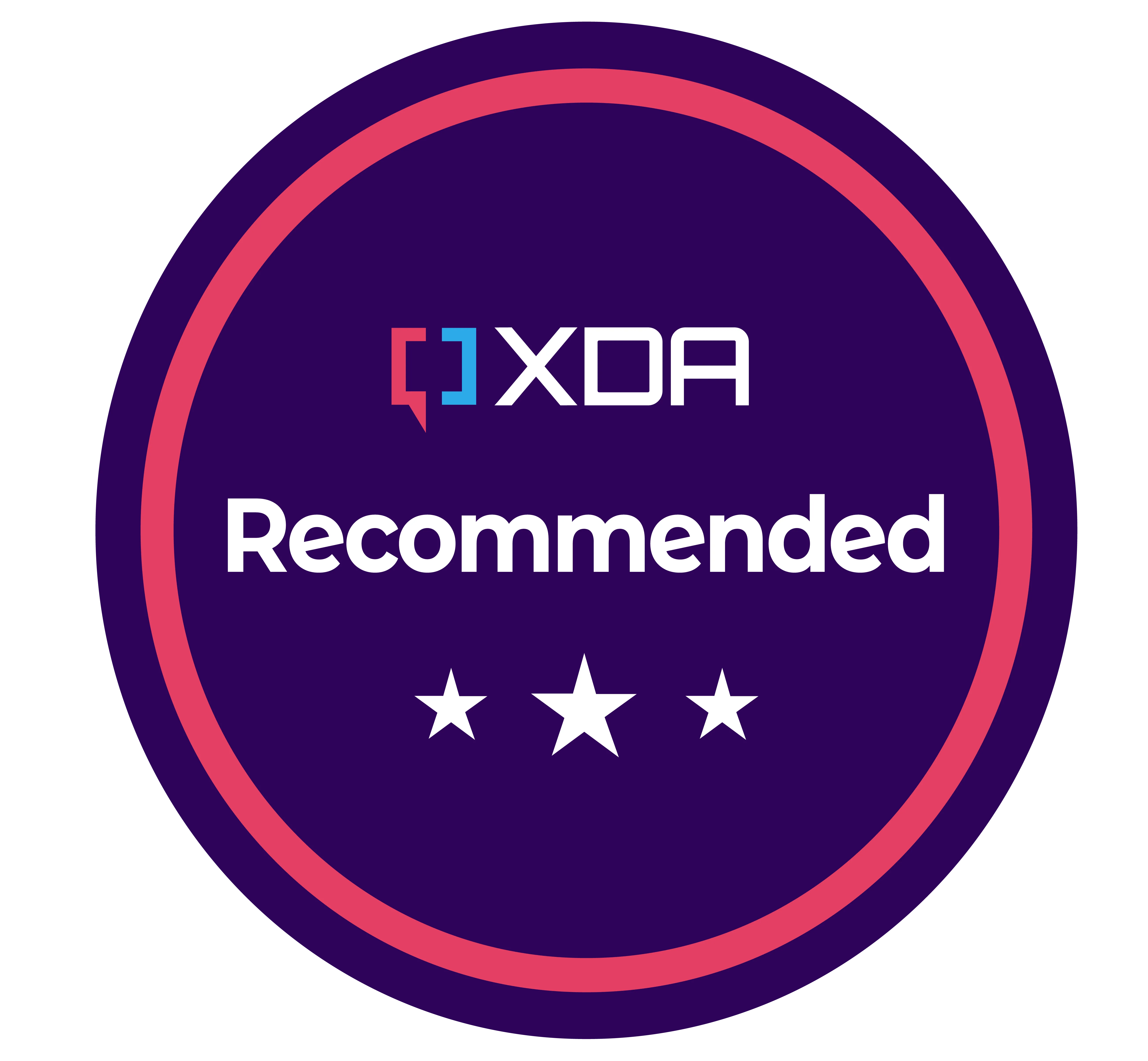 XDA Recommended Badge - Pink