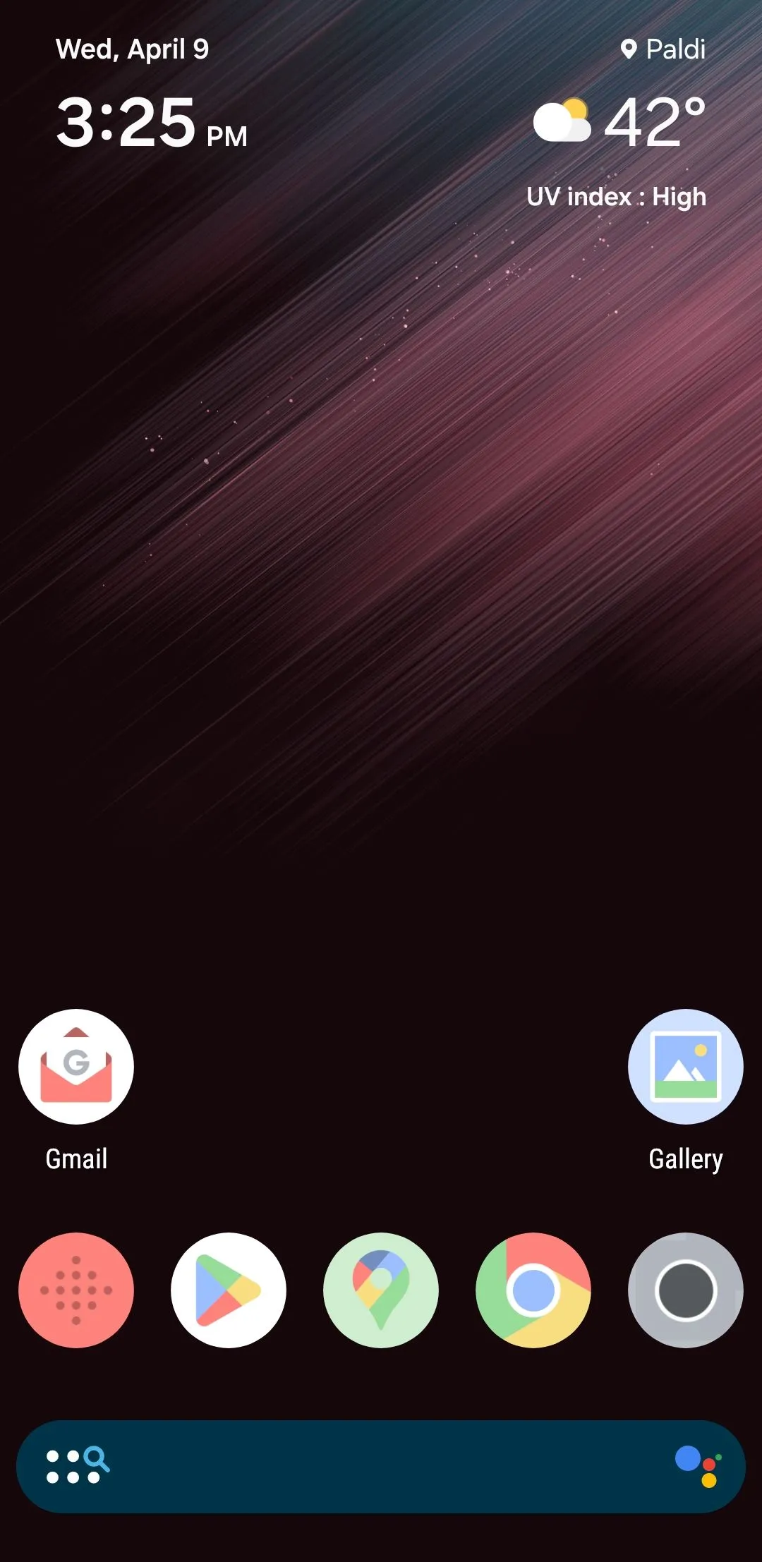 Bộ icon Delta trên màn hình điện thoại Android