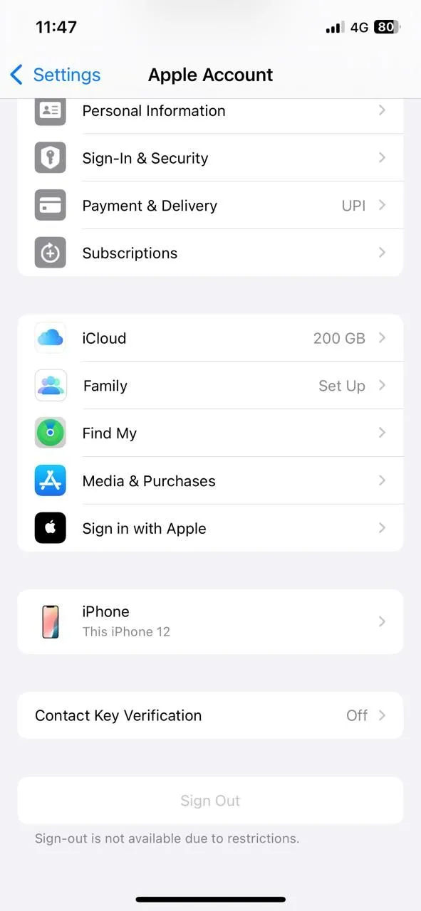 Cài đặt tài khoản Apple trên iPhone