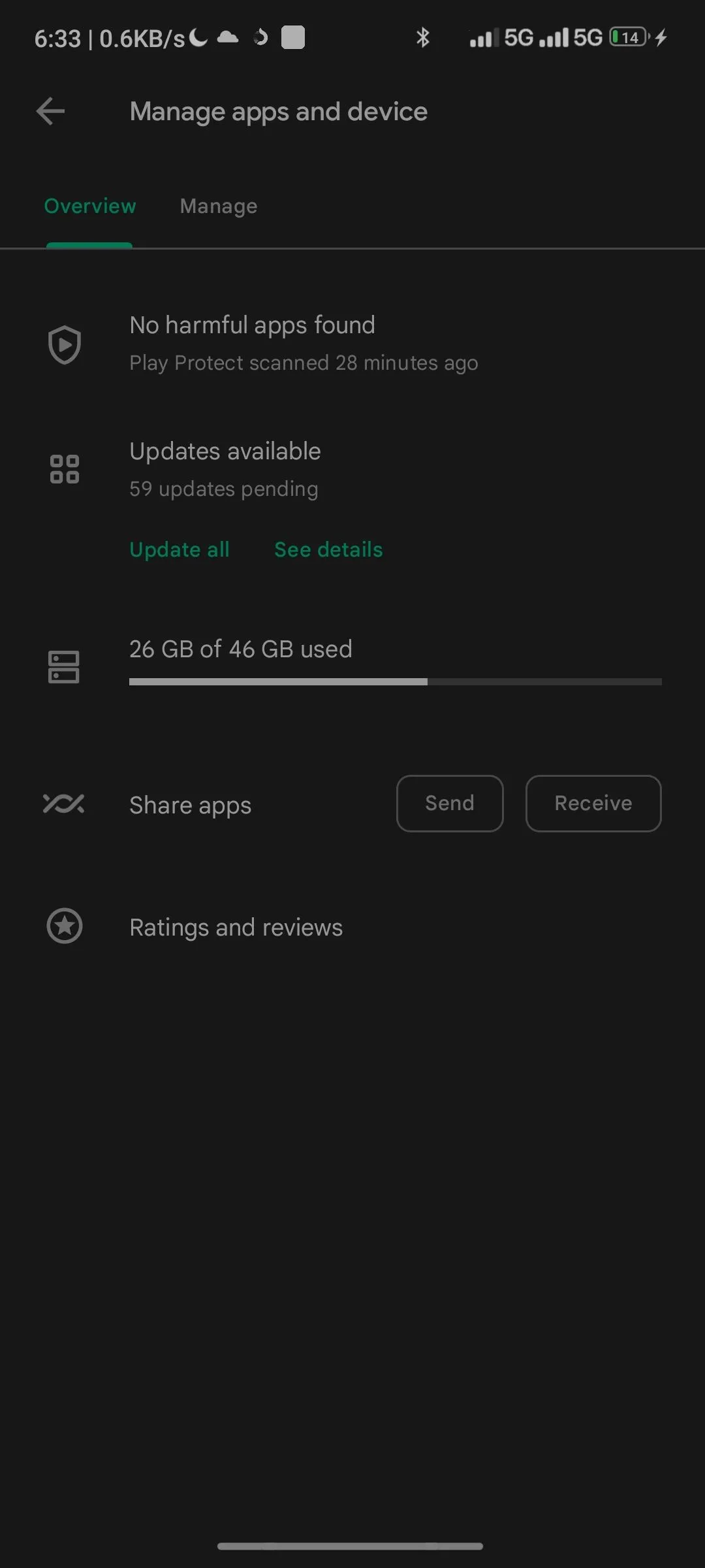Giao diện Google Play Store hiển thị tùy chọn cập nhật tất cả ứng dụng trên Android, minh họa cho việc duy trì các ứng dụng luôn được cập nhật.