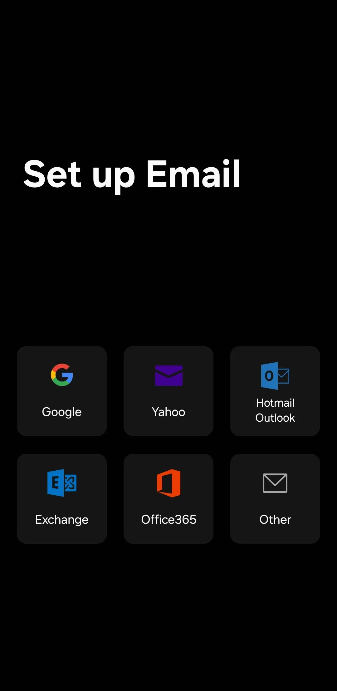 Giao diện hộp thư đến của ứng dụng Samsung Email trên điện thoại Galaxy với các email đã nhận.