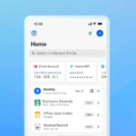 Giao diện trình quản lý mật khẩu 1Password với các mục được phân loại