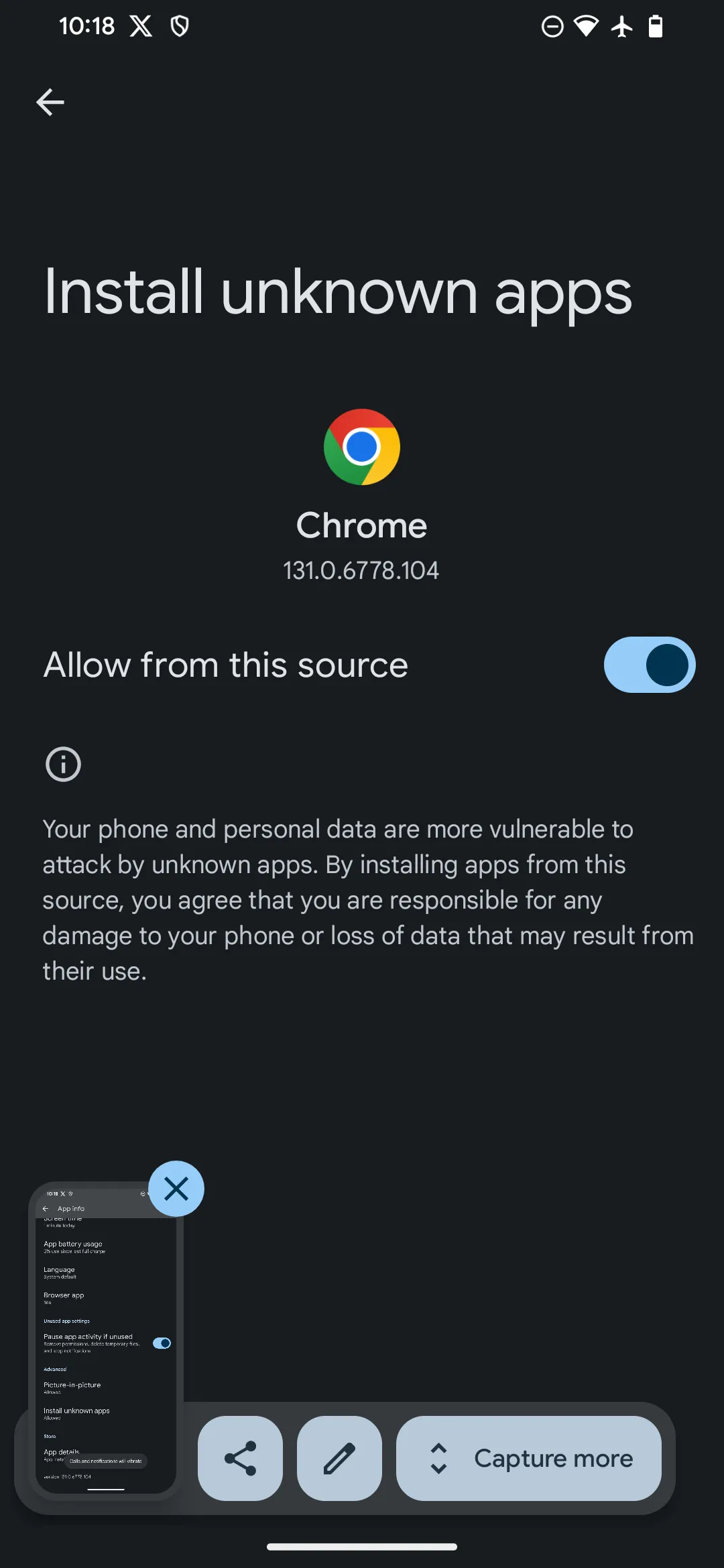 Hướng dẫn cho phép cài đặt ứng dụng không rõ nguồn gốc trên Android cho trình trình duyệt Chrome