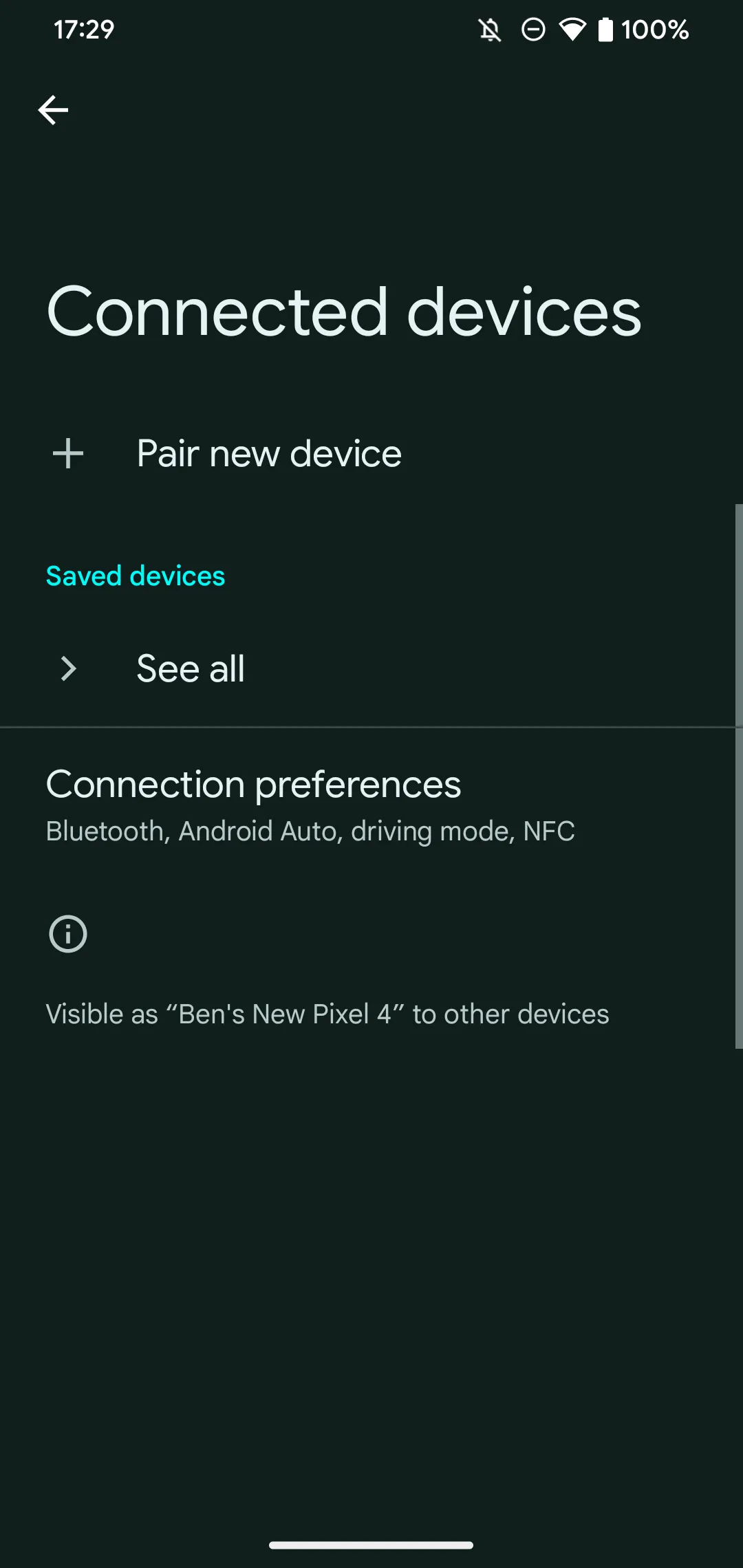 Màn hình cài đặt Bluetooth trên điện thoại Android, hiển thị tùy chọn ghép nối thiết bị mới.