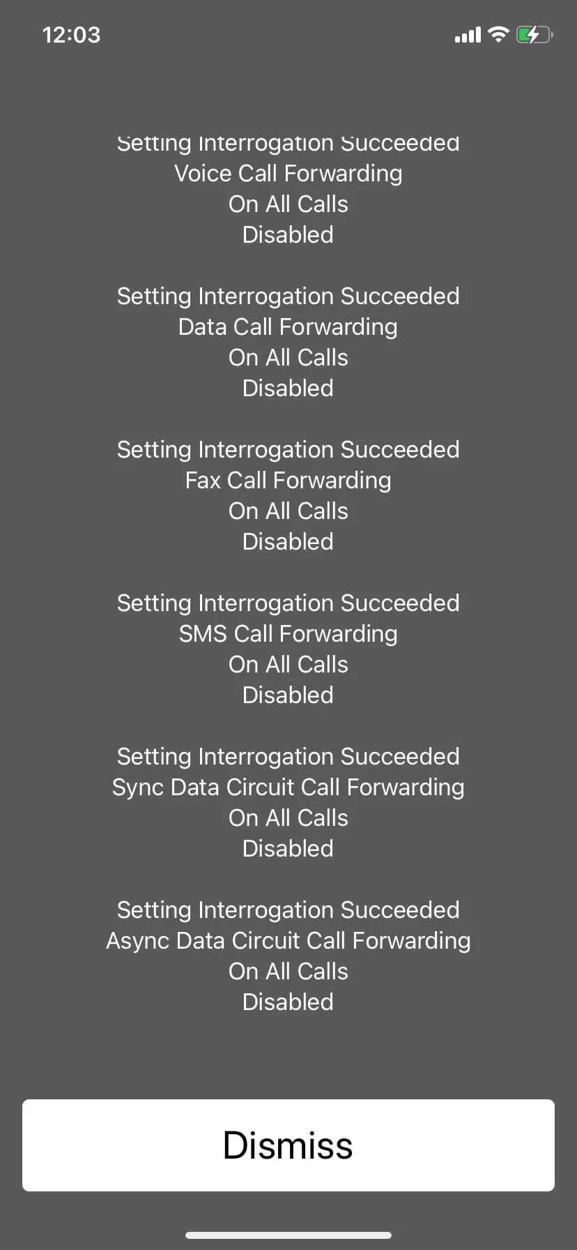 Màn hình iPhone hiển thị trạng thái chuyển tiếp cuộc gọi (Call Forwarding) đã được bật