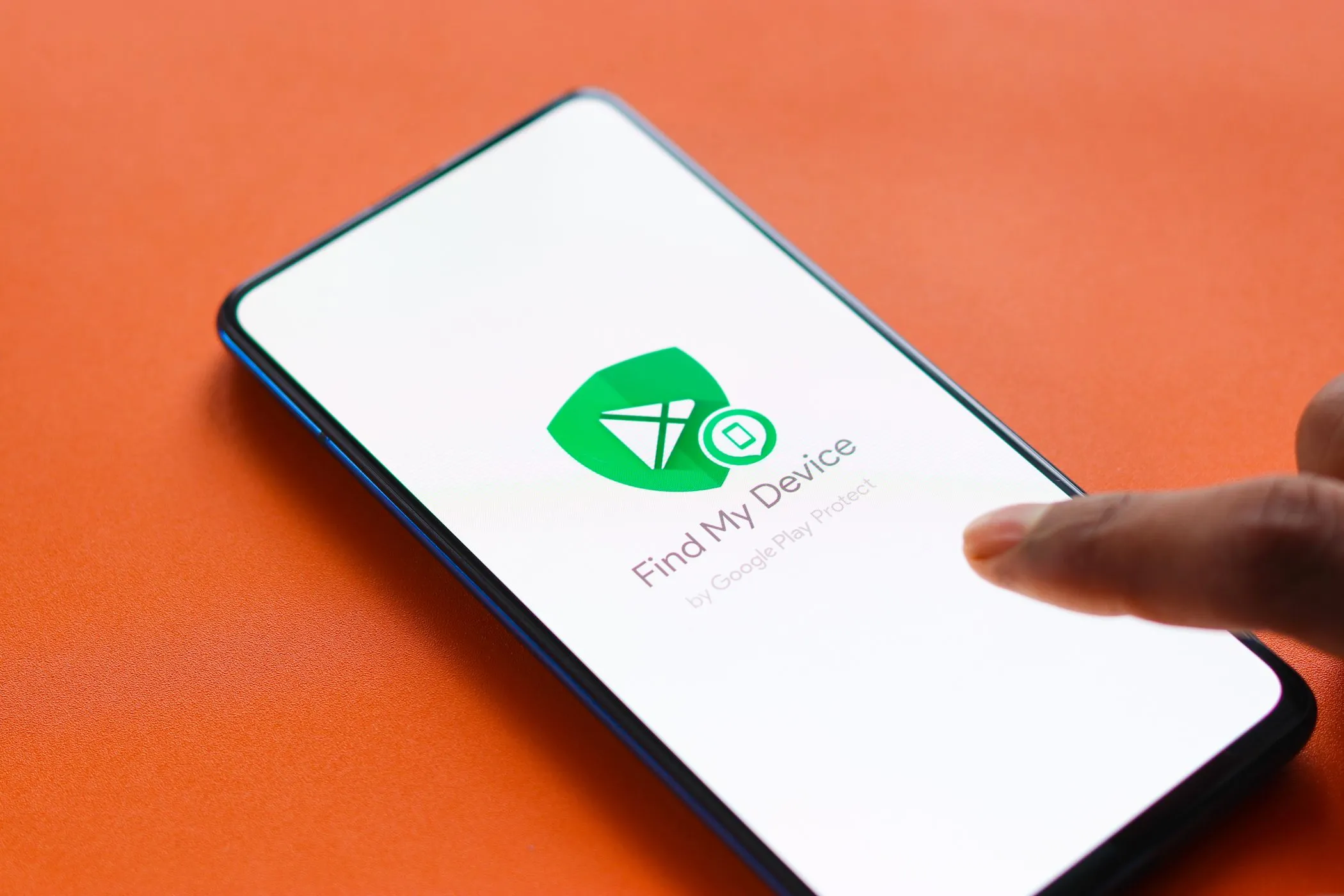 Màn hình ứng dụng Find My Device giúp định vị và bảo vệ điện thoại Android