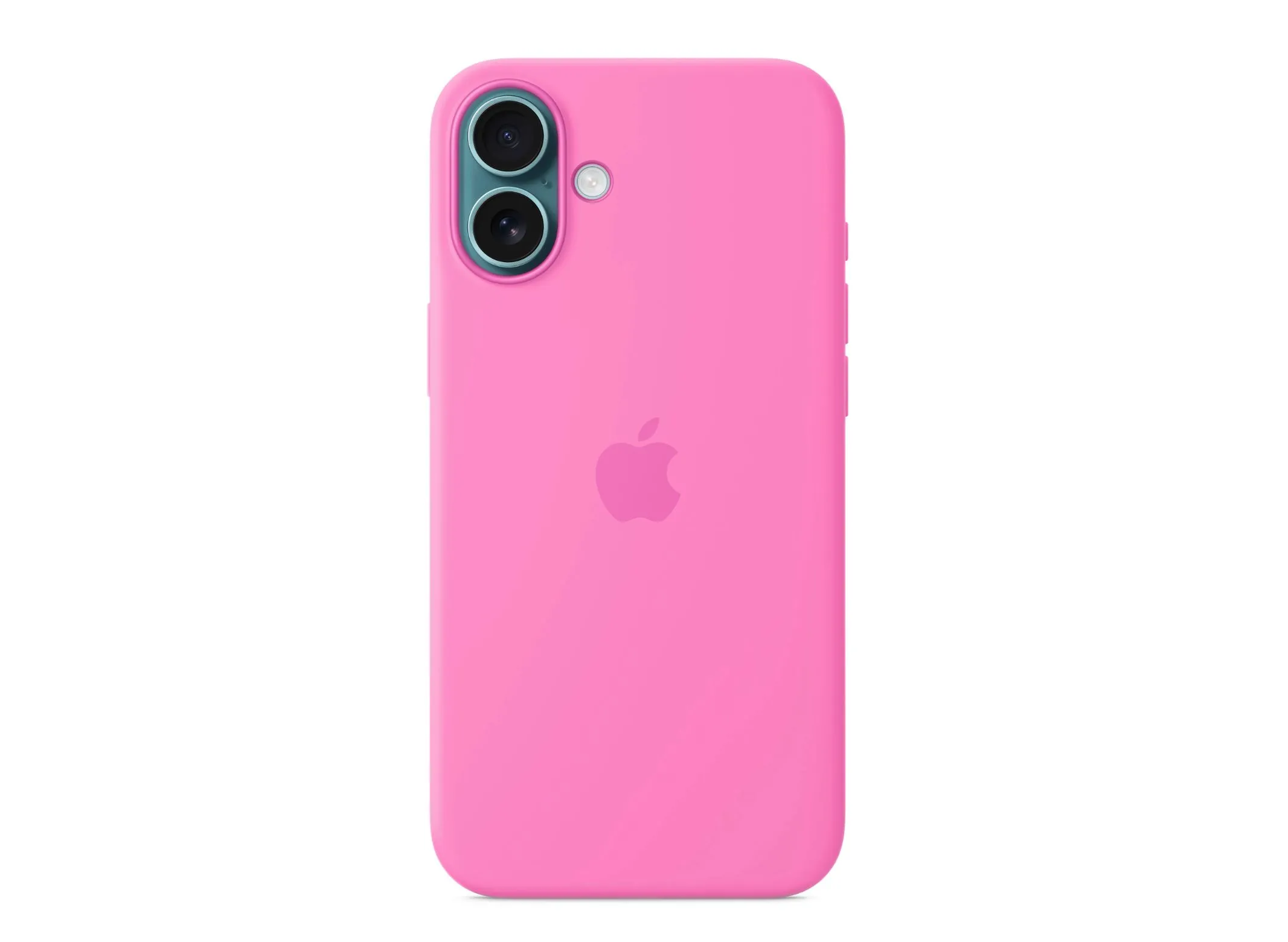 Ốp lưng Silicone iPhone 16 Plus màu Peony (hoa mẫu đơn) mới từ Apple.
