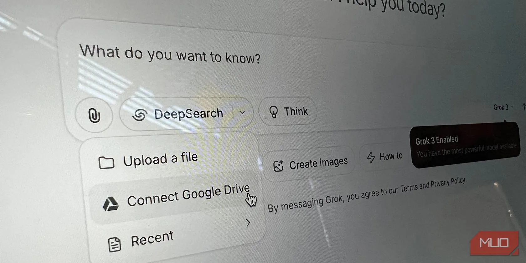 Tích hợp Google Drive của Grok