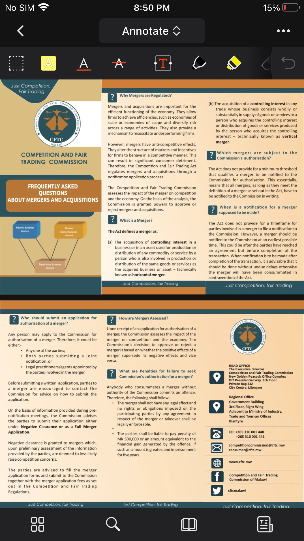 Tính năng chú thích và ghi chú tài liệu PDF trực tiếp trong ứng dụng Documents.