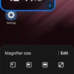Tính năng phóng to màn hình trên điện thoại Android