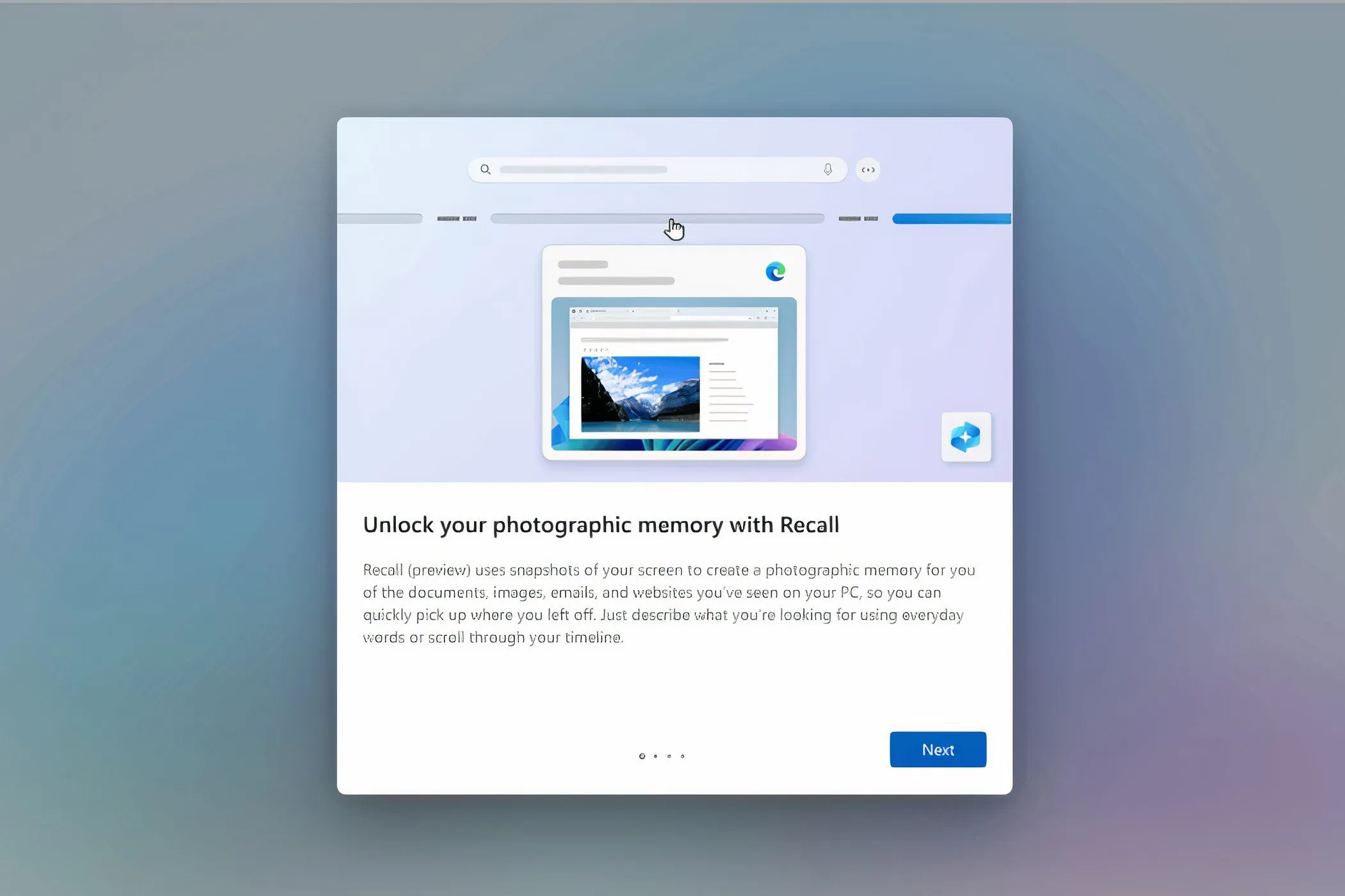 Tính năng Windows Recall trên hệ điều hành Windows 11