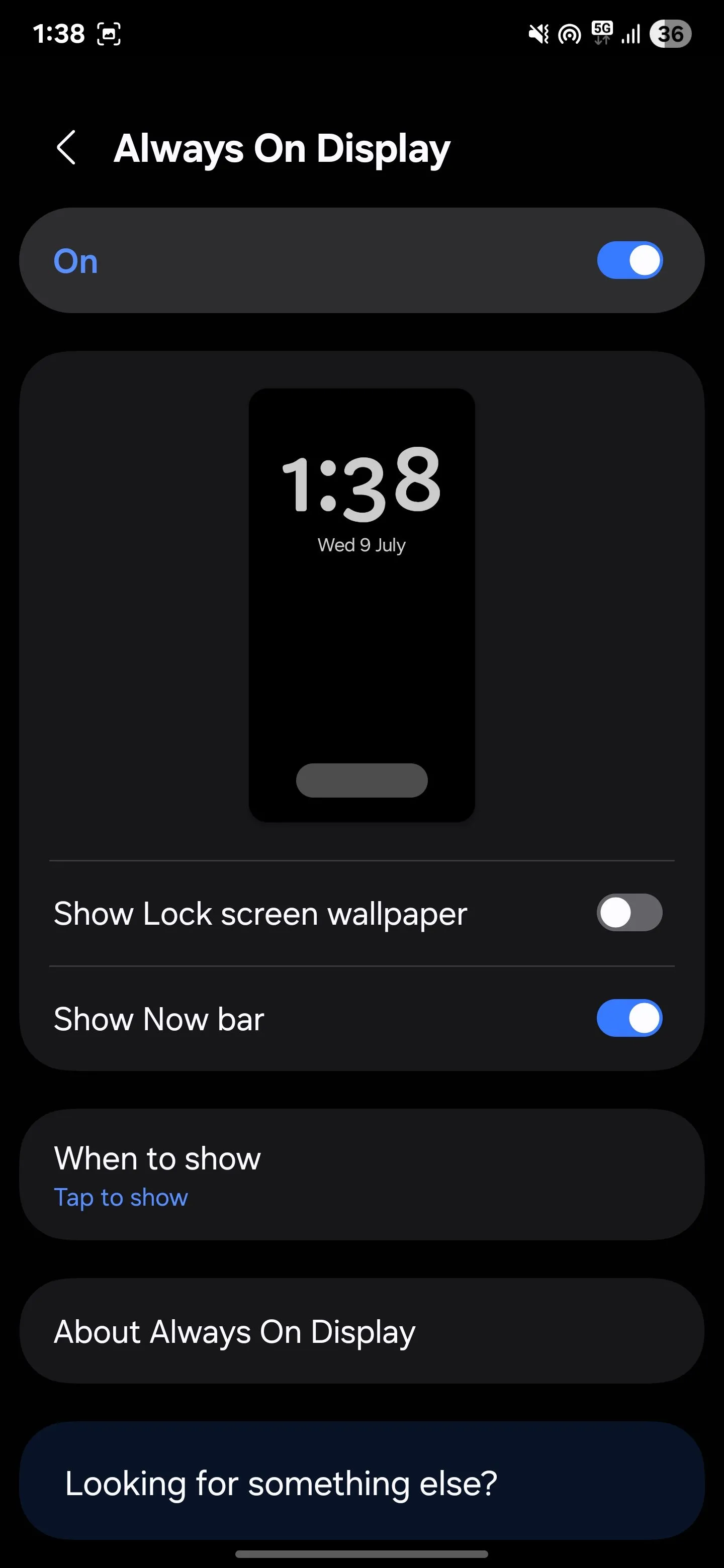 Tùy chỉnh chế độ hiển thị Always On Display để tiết kiệm pin Samsung