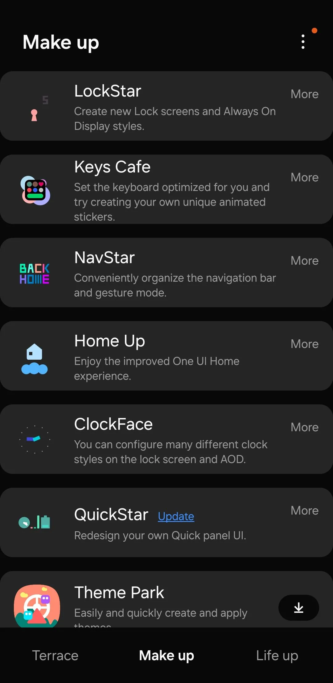 Ứng dụng Good Lock trên điện thoại Samsung